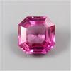 Zaffiro Rosa Ceylon Naturale Di Grado AAA 20x20 MM Taglio Asscher Gemma Sciolta