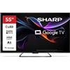 SHARP 55 HR7 UHD 4K QLED GOOGLE TV 144