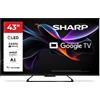SHARP 43 UHD 4K 144HZ QLED GOOGLE TV