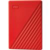 Western Digital My Passport disco rigido esterno 2 TB Rosso