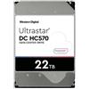 WESTERN DIGITAL ULTRASTAR DC HC570 HDD INTERNO 22.000GB INTERFACCIA SATA III FOR