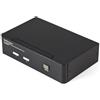 StarTech.com Switch KVM HDMI USB 2 porte, con audio e hub USB 2.0