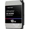 WESTERN DIGITAL ULTRASTAR DC HC555 HDD 18TB INTERNO 3.5" SATA 6GB/S BUFFER 512MB