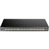 D-Link DGS-1250-52X Gestito L3 Gigabit Ethernet (10/100/1000) Nero