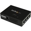 StarTech.com Iniettore midspan Gigabit Power over Ethernet (PoE) a 4 porte - 802