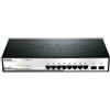 D-LINK SWITCH 8 PORTE GIGABIT + 2 PORTE SFP SMART+