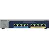 NETGEAR 8-port Ultra60 PoE++ Multi-Gigabit (2.5G) Ethernet Plus Switch Gestito L