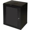 LINK ARMADIO RACK 19" 12U LINK SERIE LIGHT COLORE NERO CON PORTA VETRO (AXPXL) MM 600