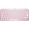 Logitech MX Keys Mini tastiera RF senza fili + Bluetooth QWERTY Inglese Rosa