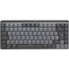 Logitech MX Mini Mechanical tastiera RF Wireless QWERTY Inglese UK Grafite, Grig