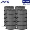 JAYO 20KG Grigio PLA+ 1,75mm Filamento per stampante 3D 1,1KG Elevata tenacità