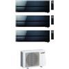 Mitsubishi CONDIZIONATORE MITSUBISHI KIRIGAMINE STYLE WI-FI MSZ-LN R-32 NERO TRIAL SPLIT 9000+12000+18000 BTU A++ MXZ-3F68VF5