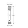 Grohe Flessibile doccia - GROHE - 287412432 - 1,5 m - VitalioFlex Trend - Nero o