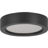 Eglo LED lampada da soffitto Idun-E, plafoniera rotonda per corridoio, luce | per camera, plastica nera, illuminazione calda, Ø 16 cm
