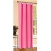 Gardinenbox Tenda Opaca, Tinta Unita, con Passanti, Realizzata in Raso e Microfibra, cod. prod. 20400, Pink, 245 x 140 cm