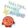 Grupo Erik BT21 Shooky Set 2 Stickers | Adesivi in Vinile Sagomati | Laptop, Borraccia e Cellulare, Decorazioni Resistenti, Idea Regalo Kawaii