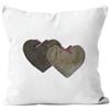 Soleil d'ocre, Cuscini sfoderabile puro Cotone 40x40 cm LOVE rosso