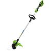 Greenworks Decespugliatore a batteria 24 V, diametro di taglio 33 cm, diametro filo 2 mm, Max 5600 TR/Min, velocità di taglio massima 5600 giri/min (batteria e caricabatterie non inclusi)