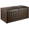 Keter Baule Glenwood Marrone 390 Lt In Resina Cm 128X65X61 H