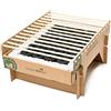 CASUSGRILL Griglia usa e getta ecologica, materiali naturali, pronta all'uso in 5 minuti, utilizzabile per oltre 1 ora, meno emissioni di CO2 (2)