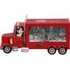 TIMSTOR Camion di Natale Animato con Luci LED e Adattatore Incluso