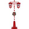 TIMSTOR Lanterna Natalizia Doppia 188 cm con Neve, LED e Musica TIMSTOR