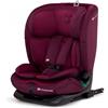 kk Kinderkraft Kinderkraft ONETO3 - Seggiolino auto per bambini, misura I, base con isofix, top tether, reclinabile, gruppo 1/2/3, fino a 12 anni, certificato di sicurezza ECE R44/04, 9-36 kg, rosso