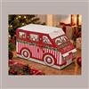 LUCGEL SRL Scatola Natalizia Furgoncino Rosso 200x120H120 mm per Confezioni Regalo 10 Pz