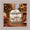 LUCGEL SRL Scatola Porta Panettone Bottiglia Valigetta Natalizia in Cartoncino WINTER FOREST Verde 330x250H350 mm 10 Pz