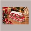 LUCGEL SRL Scatola Natalizia Mini Furgoncino Rosso 80x40H45 mm per Confezioni Regalo 20 Pz