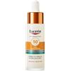 Eucerin Oil Control SPF 50+ Siero Protezione solare per il viso ad azione seboregolatrice, 30 ml