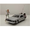 Corgi Modello diecast di Ritorno al futuro 1/36 DeLorean e figura di Doc Brown