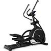 Zipro Force BW | Ellittica elettromagnetica per uso domestico fino a 150 kg | 16 programmi di allenamento iConsole+ | Volano da 10 kg