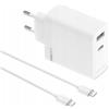 Realme Caricabatterie da rete realme SuperVOOC 80W Bianco USB / USB-C + cavo USB-C