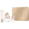 Bvlgari Bulgari Omnia Crystaline, 100 ml Eau de Toilette, confezione regalo con profumo e crema per le mani