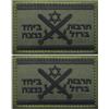 HiyyFloy 2 Pezzi di Toppa con Bandiera Israeliana, Cucire E Ricamare, Distintivi Tattici Israeliani Il, Emblema Braccio per Morale Militare, Toppe con Gancio per Vestiti, Borse, Zaini, Accessori,
