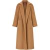 Max Mara Studio - Cappotto lungo in pura lana con cintura