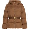 Max Mara Studio - Piumino corto con cappuccio e cintura