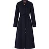 Max Mara Studio - Cappotto lungo redingote in lana, cashmere e seta