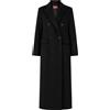 Max Mara Studio Cappotto Lungo Doppiopetto in Pura Lana