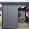 Minglez Porta a Soffietto Porta Zanzariera Scorrevole per Esterni, per Capanno o Garage; Porta a Soffietto con Serratura, Ripostiglio Cucina; Cancelletto Retrattile Extra-largo per Cani(32x67in/80x170cm)
