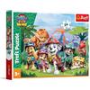 Trefl - Paw Patrol, Amicizia preistorica - Puzzle maxi da 24 pezzi | 24 pezzi grandi, divertimento creativo, per bambini dai 3 anni in su