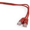Gembird Cavo di rete Gembird PP12-2M/R 2m Cat5e U/UTP (UTP) rosso