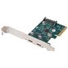 Lanberg Scheda di rete Lanberg Pci Express con due porte USB-C 3.2 Gen 2x1 [NKLAGP1PPE00004]