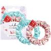 Invisibobble Kids, elastici per capelli per bambine in blu e rosa Sprunchie Slim Kids x3 - elastici per capelli per bambini che non danneggiano i capelli delle bambine - non lasciano segni