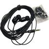 Generico Auricolari Extra Lunghi | Cuffie Auricolari Cablate Da 3 Metri Con Microfono | Cuffie Monitor Via Cavo Portatili Con Audio Chiaro Per Streaming Live, Trasmissione Internet, Telefono, Computer