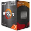 AMD Processore AMD Ryzen 7 5800X3D (8 cores/16 threads, AM4 Socket, 105W DTP, 100 MB Cache, Boost di Frequenza fino a 4.5 GHz max, senza ventole)