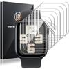 LK 8Pcs Pellicola for Apple Watch Series 9/8/7/6/5/SE 3/SE 2/SE 45mm/44mm | Sensibile al Tatto, Senza Bolle Trasparente HD Schermo Protettivo Facile con Kit D'Installazione