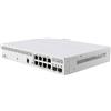 Mikrotik CSS610-8P-2S+IN switch di rete Gestito Gigabit Ethernet [10/100/1000] Supporto Power over [PoE] Bianco (Cloud Smart Switch - 610-8P-2S+IN with 8 x 802.3af/at PoE-out ports, 2 SFP+ cages, SwOS, desktop case, PSU Warranty: 15 [CSS610-8P-2S+IN]