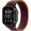 APPLE Watch Apple Watch Ultra 4 (2026) 5G 49mm Black Titanium Case with Burgundy Trail Loop M/L - Burgundy
